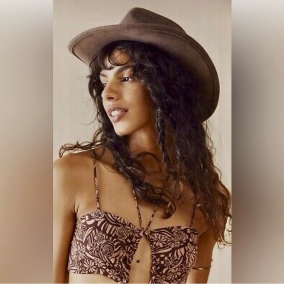 Free People Mossant Paris Dusted Trail Blazer Cowboy Hat- NWT ! 🤠🔥 - Picture 4 of 8